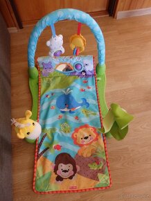 Hrací podložka, deka Fisher Price se zvukem - 4