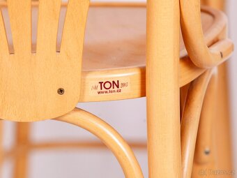 Vyhkledávané barové židle, barovky TON, buk, 8 ks - 4