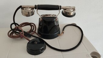 Starý telefon TELEGRAFIA z roku 1927 tzv.kopýtko - 4