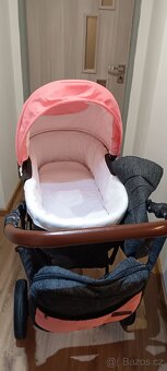 Kočárek babylux optimal růžový - 4