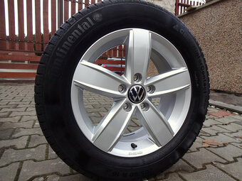 KRÁSNÁ ZIMNÍ ALU VW TOURAN 16" 5x112 pneu 205/60R16 Contine - 4