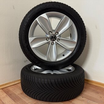 VW PASSAT B8 5x112 R17 ET40+ZIMNÍ 215/55R17 6/5mm - 4