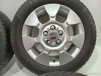 Zimní alu kola Seat 5x112 R16 pneu 215/55/16 - 4