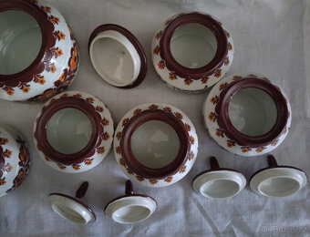 sada kořenky, slánka, cukřenka a mlékovka - 4