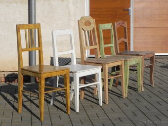 Staré smrkové židle - 4