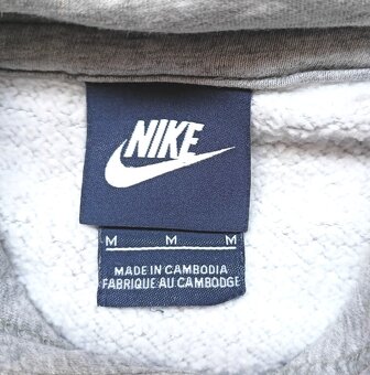 PÁNSKÁ ŠEDÁ MIKINA-NIKE-vel. M - 4