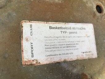 Basketová obruč - 4