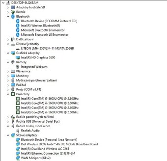 Dell Latitude E7450,i7-5600U,WIN 10,MSATA 256GB,RAM 16GB,14. - 4