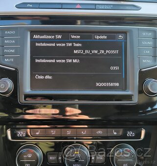 VW Passat B8, display s řídící jednotkou - 4