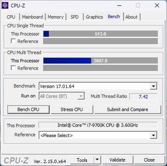 PC s i7 9700k + GTX1070 + 32 GB RAM - 4