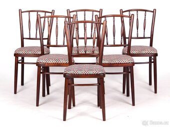 Jídelní set, 6x přečalouněné židle TATRA. - 4