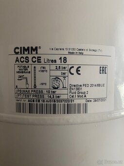 Expanzní nádoba na vodu 18L - 4