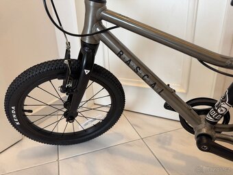 Dětské kolo Rascal 16" titan – stav jako nové - 4