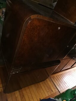 RETRO - Prvorepubliková obývací stěna PŮVODNÍ TOP STAV - 4