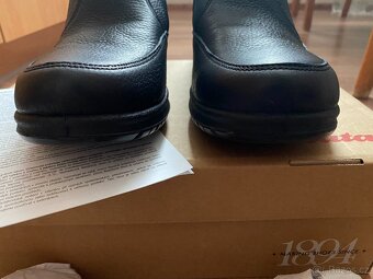 Nové pánské kožené zimní elegantní boty Baťa s kožich. - 44 - 4