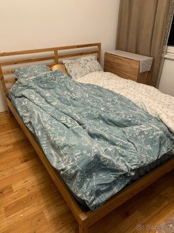 Prodám postel + rošty + matrace - 4