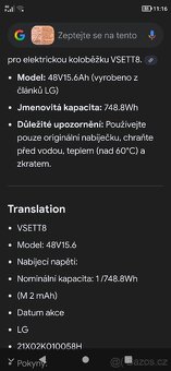 Baterie vsett8 48v - 4