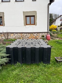 NÁDRŽ NA DEŠŤOVOU VODU - PLOCHÁ AQUA 3000 L - 4