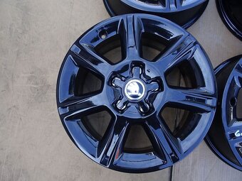 Alu disky origo černé Škoda 16", 5x112, ET 50, šířka 6,5J - 4