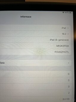 iPad 9. generace 16,2 64 g - 4