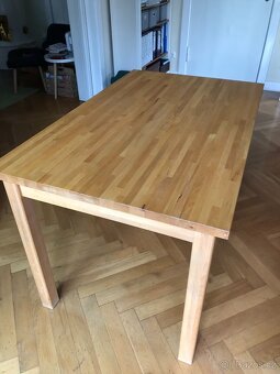 Jidelní dubový stůl IKEA BOKUDDEN - 4