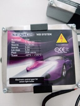 XENONOVÁ SADA HID H7 6000K STUDENÁ BÍLÁ NEPOUŽITÁ - 4