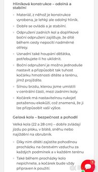 Kočárek 1v1 Kunert Lazzio účtenka záruka - 4