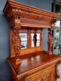 Starožitný masivní příborník Mechelen - 4