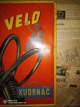 stará plechovka cedule VELO KUDRNÁČ - 4