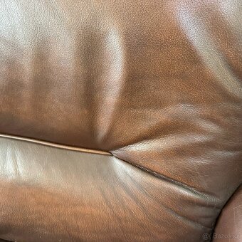 Gauč kůže + dub, Anglie/Belgie - 4