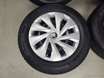 Originál 15" VW Škoda 5x100 zimní pneu 4,5-7mm - 4
