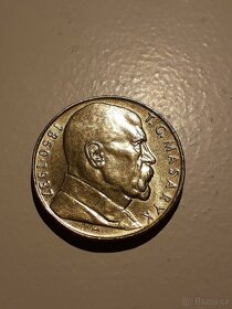 Sleva mince, 10Kčs ČSFR T.G.Masaryk, značená, - 4