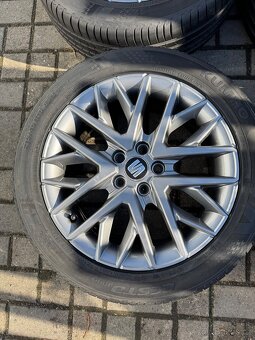 ORIGINÁL Alu SEAT, Volkswagen, Škoda R16, 5x100 - REZERVACE - 4