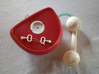 Prodám retro pokladničku dětský telefon - 4