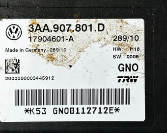 Řídící jednotka parkovací brzdy 3AA907801D VW Sharan 7N 2011 - 4