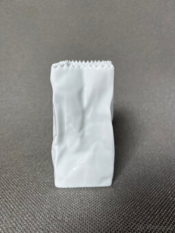 Rosenthal Ikonická porcelánová váza Paper Bag 10 cm - 4