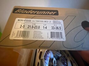 Prodám krásné nastavitelné dívčí zimní brusle vel.33-36,5 - 4