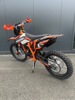 Pitbike Markstore Zuumav K5-250cc PRO 21/18 - oranžová - 4