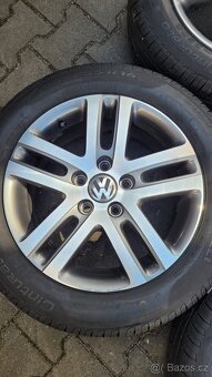 Alu kola VW Golf Touran 205/55 R16 pneu Pirelli 99% - 4