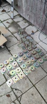 Výškově nastavitelná patka 40-50mm Rektifikační terče - 4