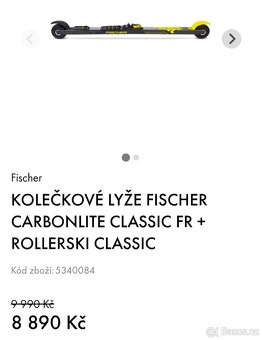 Kolečkové lyže Fischer carbonlite Classic fr - 4