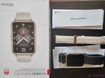 Chytré hodinky Huawei watch fit 2, komplet balení, 2 pasky, - 4
