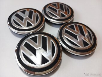Středové krytky Vw, 65x56mm, Nové logo struktura - 4