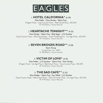 CD Eagles - Greatest Hits Volume 2 1982 - 4