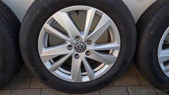Prodám original letní alukola VW Touran 205 60 16 5x112 - 4