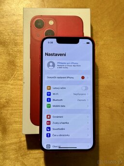 iPhone 13 Red BATERIE 100% TOP - 4