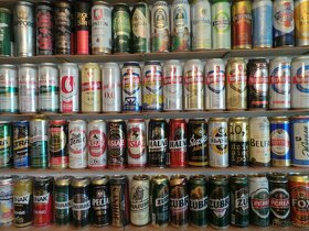 plechovky od piva objem 0,5 l - 4