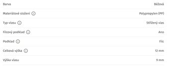 Nový koberec - Béžový - 4