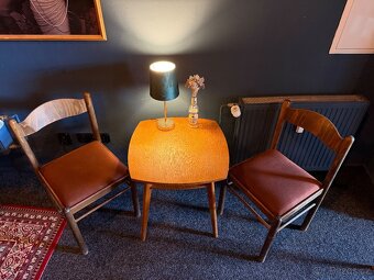 Retro židle + stůl SET 1 - 4