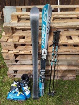 Lyže elen 120cm +lyžáky Nordica 35/36+hulky - 4